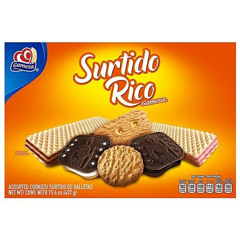 Gamesa Surtido Rico Assorted Cookies view 1