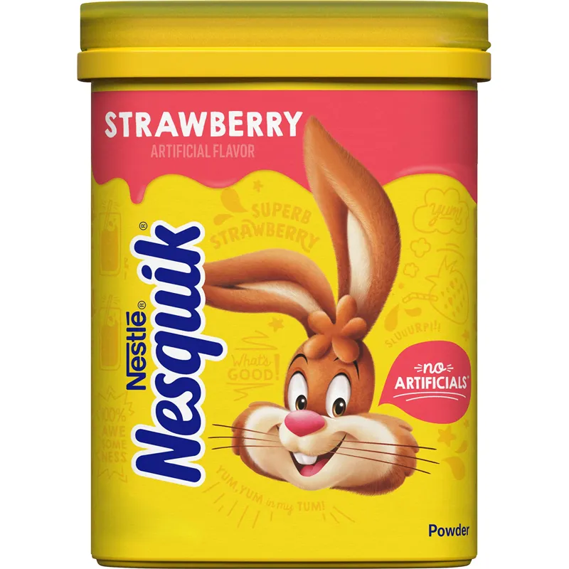 Nestle Nesquik Strawberry Powder Drink Mix view 1