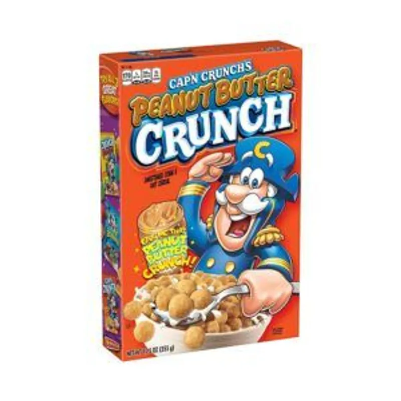 Cap'n Crunch Peanut Butter Crunch Cereal Box view 1