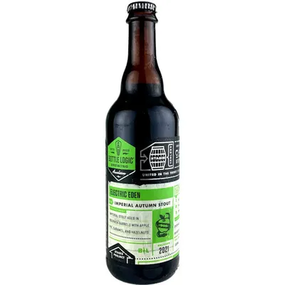 Bottle Logic Electric Eden Imperial Autumn Stout 500mL bottle