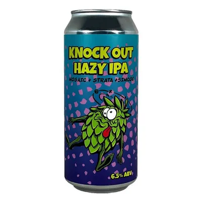 RAD Beer Knock Out Hazy IPA 4-pack 16 oz cans