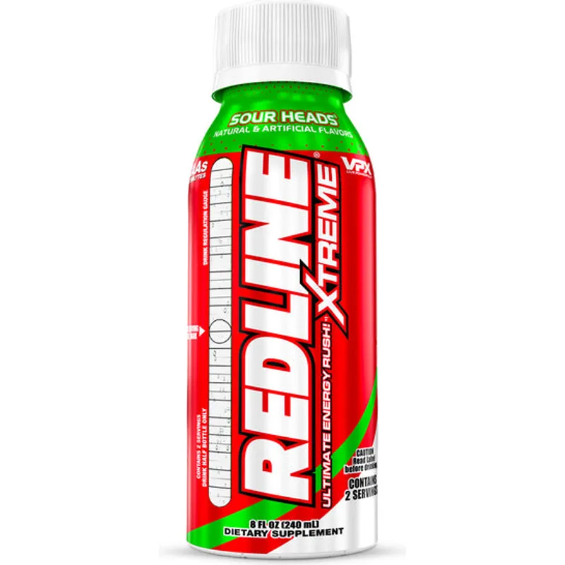 Vpx Redline Xtreme Sour Heads Energy Drink Plastic view 1