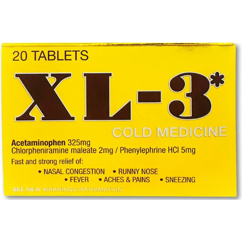 XL-3 Cold Medicine view 1