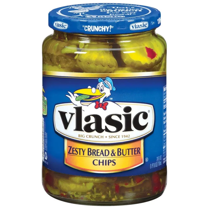 Vlasic Bread & Butter Chips Pickles view 1