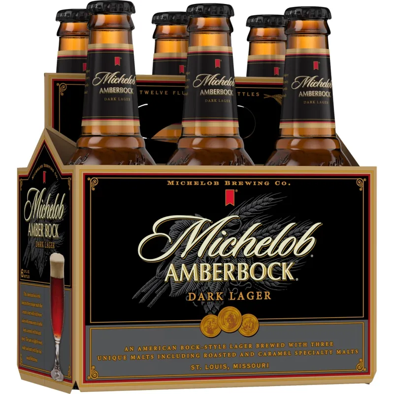 Michelob Amber Bock Dark Lager view 1