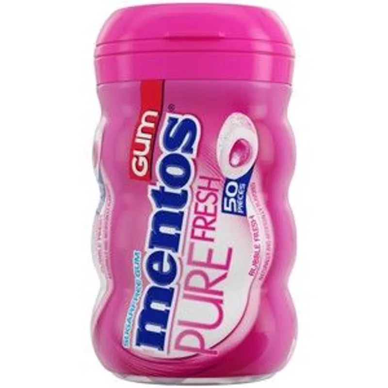 Mentos Pure Fresh Bubble Fresh Sugar-Free Chewing Gum view 1