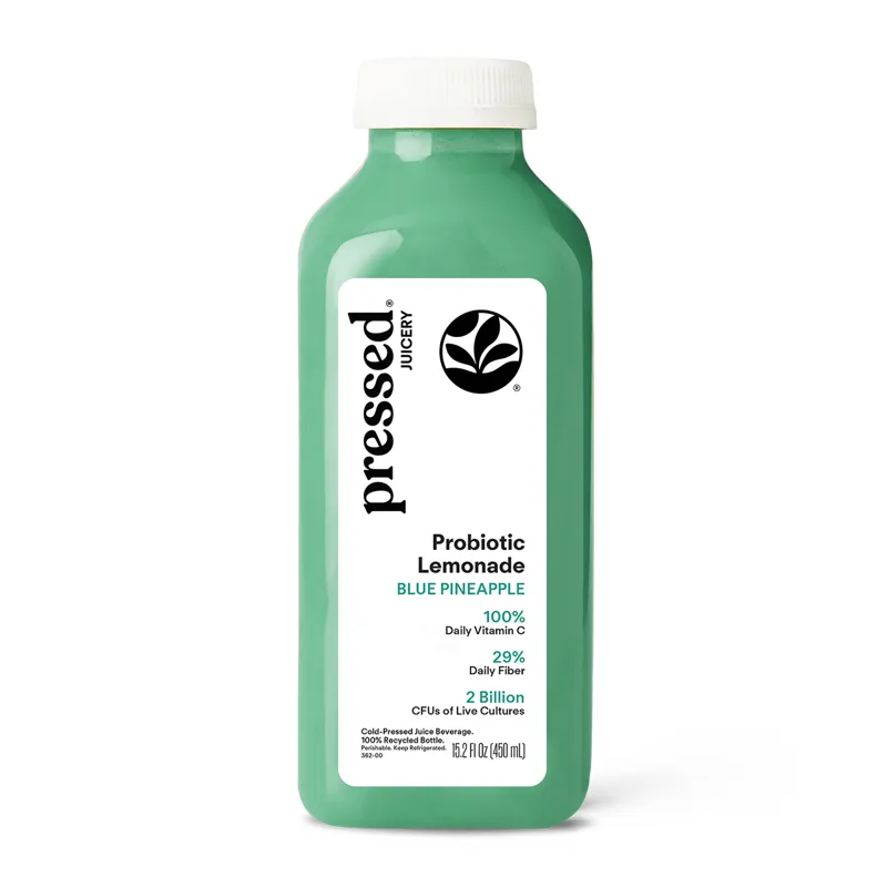 Pressed Juicery Blue Pineapple Probiotic Lemonade view 1
