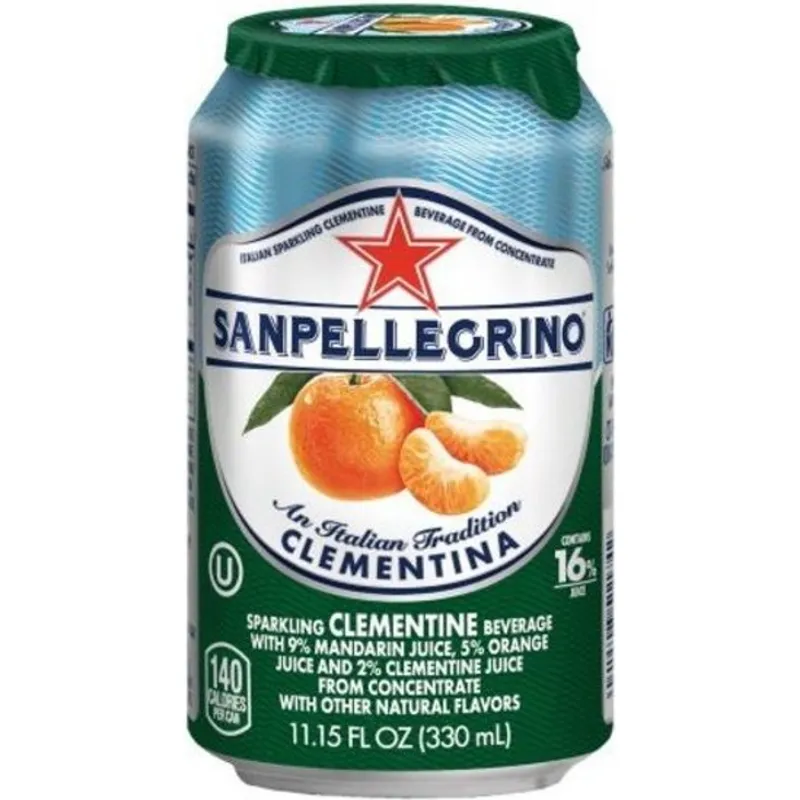 San Pellegrino Sparkling Clementine Beverage view 1
