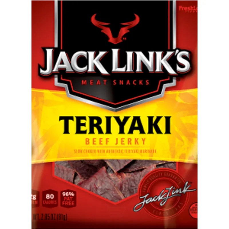Jack Link's Meat Snacks Beef Jerky Teriyaki Box view 1