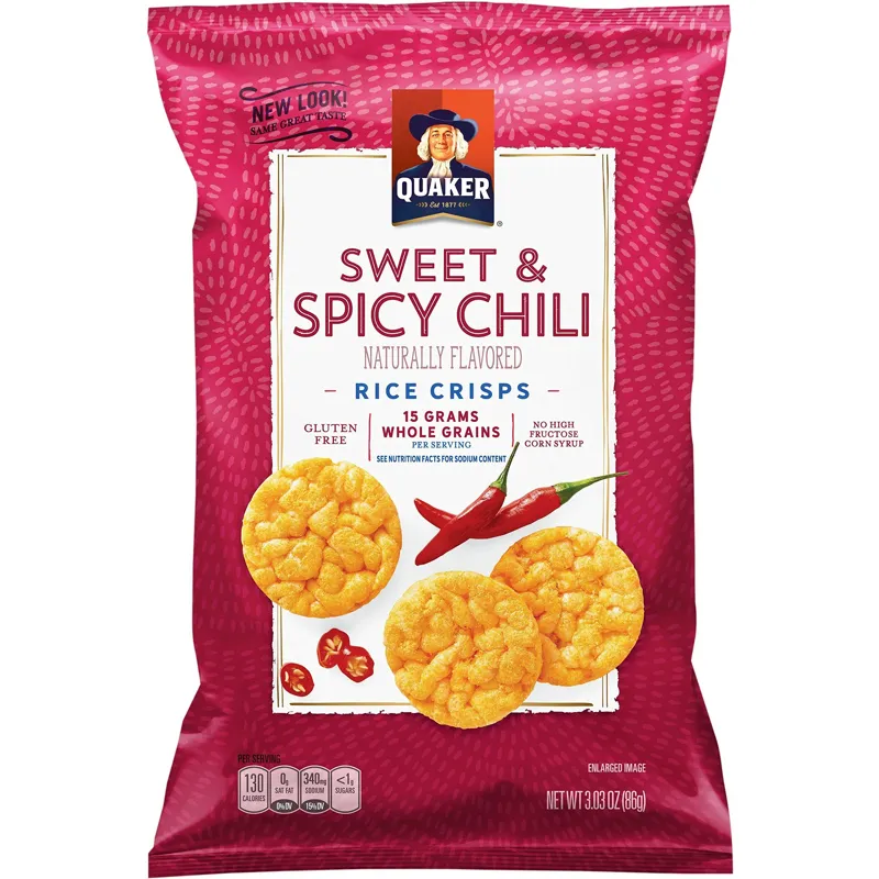 Quaker, Sweet & Spicy Chili Flavor, Rice Crisps view 1