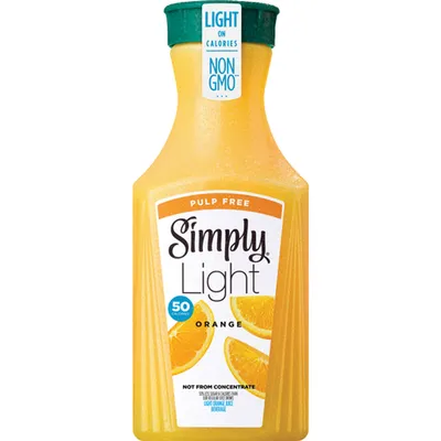 Simply Orange Light Pulp-Free 52 oz Bottle