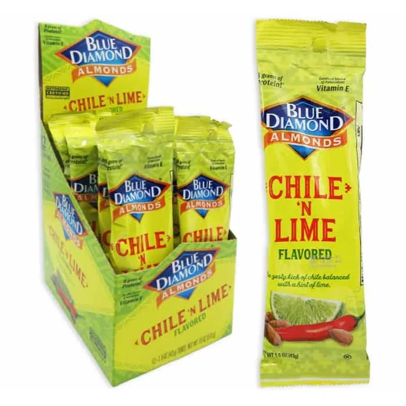 Blue Diamond Almonds Chile 'N Lime Bag view 1