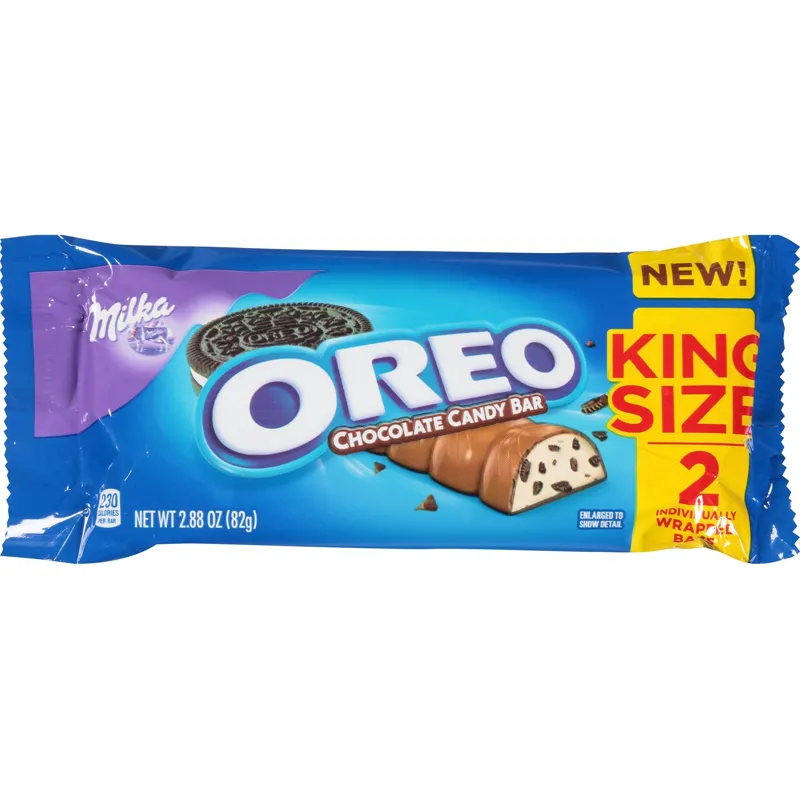 Milka Oreo Chocolate Candy Bar King Size - Individually Wrapped Bars view 1