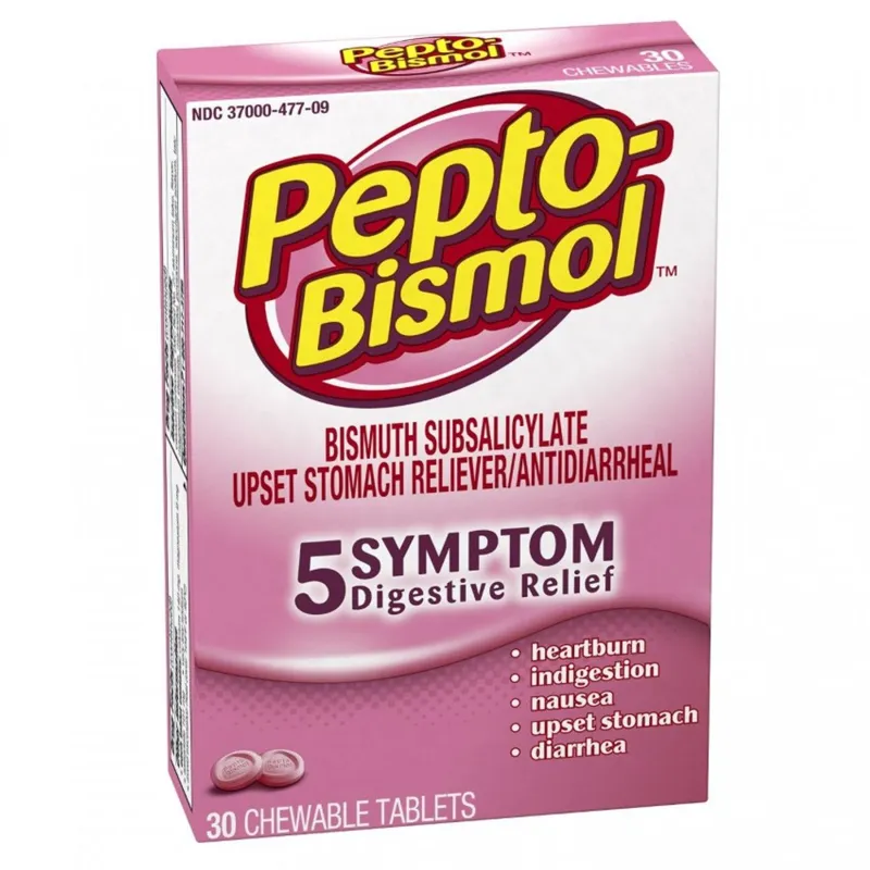 Pepto-Bismol Chewable Tablets Box view 1