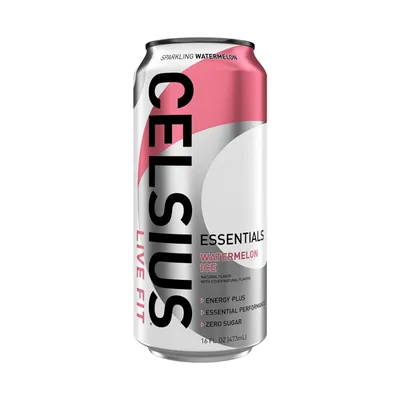 Celsius Essentials Watermelon Ice 16 oz Can