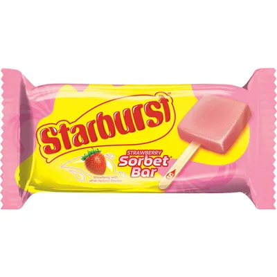 Starburst Strawberry Sorbet 2.6 oz Bar