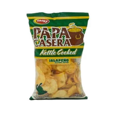 Papa Casera Kettle Cooked Jalapeno Potato Chips 5.64 oz Bag