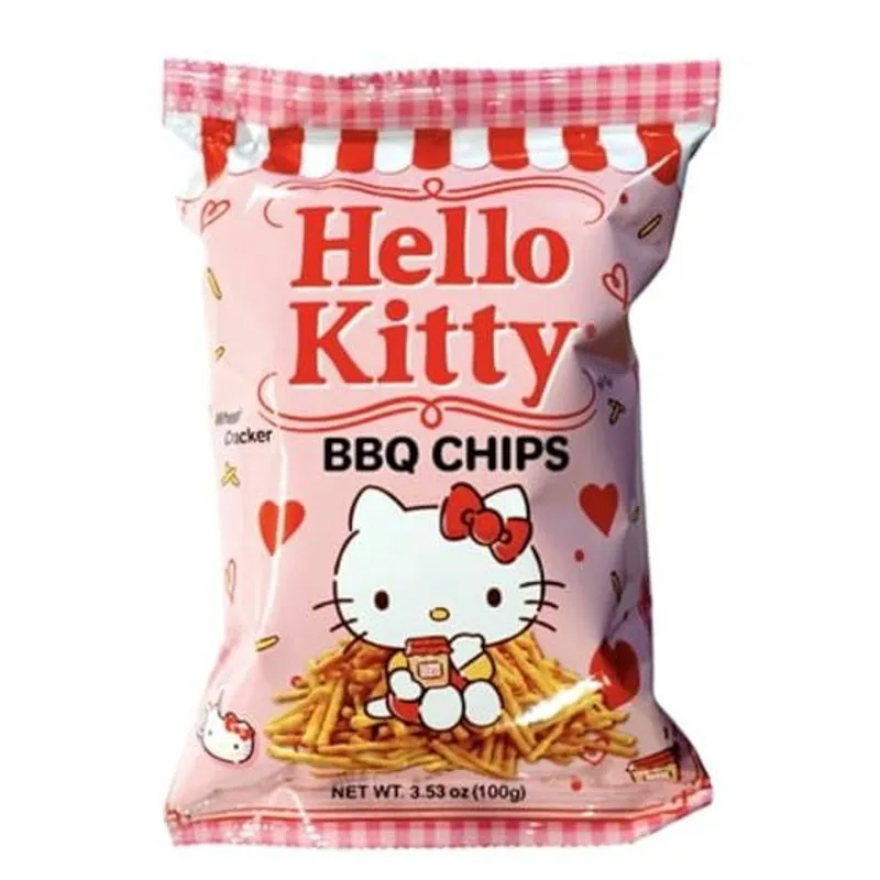 Hello Kitty BBQ Chips Wheat Cracker view 1