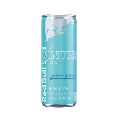 Red Bull Energy Drink Winter Edition Iced Vanilla Berry 8.4 oz Can