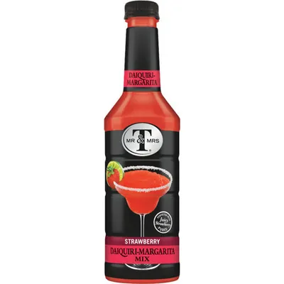 Mr & Mrs T Strawberry Daiquiri-Margarita Mix 1L