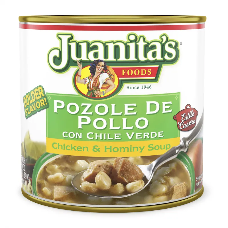 Juanita's Pozole de Pollo con Chile Verde view 1