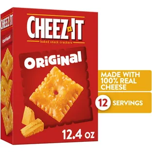 Cheez-It Baked Snack Crackers Original Box