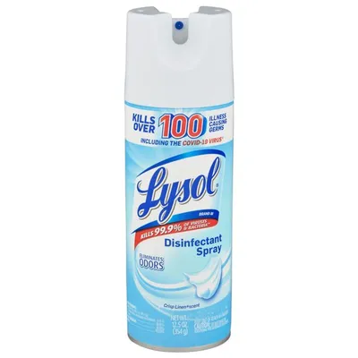 Lysol Disinfectant Spray Crisp Linen Scent 12.5 oz