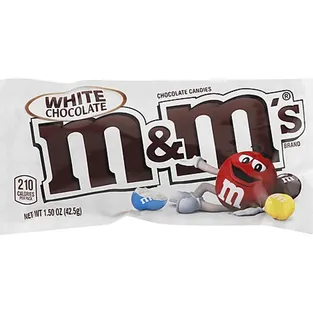 M&M's Chocolate Candies White Chocolate Bag
