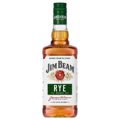 Jim Beam Rye Whiskey 750ml