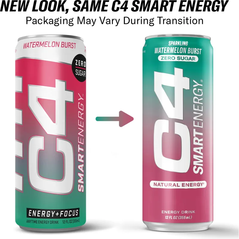 C4 Energy Drink, Sparkling Watermelon Burst, Zero Sugar view 1