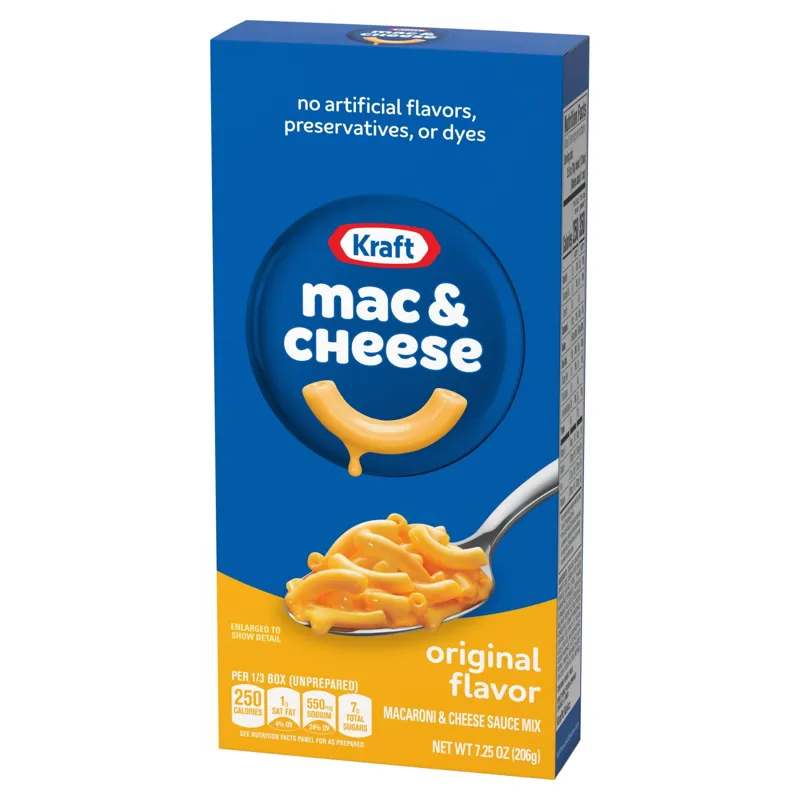 Kraft Original Macaroni & Cheese Dinner Box view 1