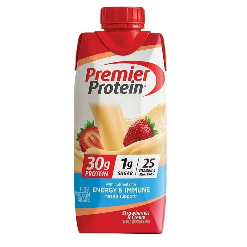 Premier Protein Strawberries & Cream Protein Shake view 1