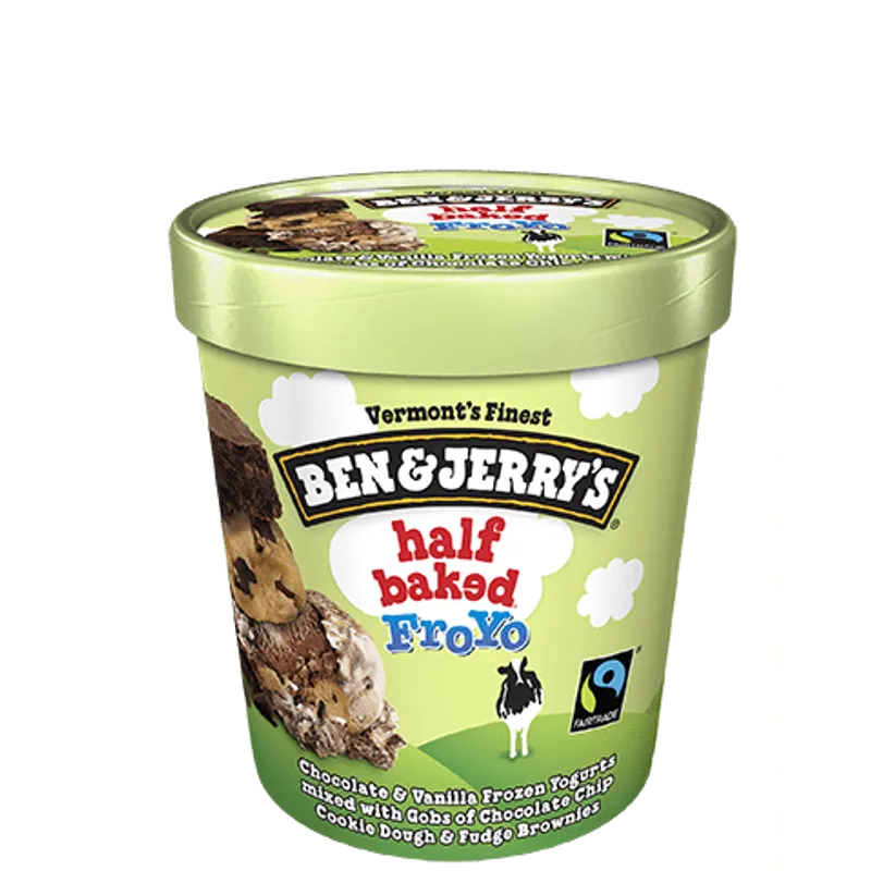Ben & Jerry's Frozen Yogurt Half Baked view 1