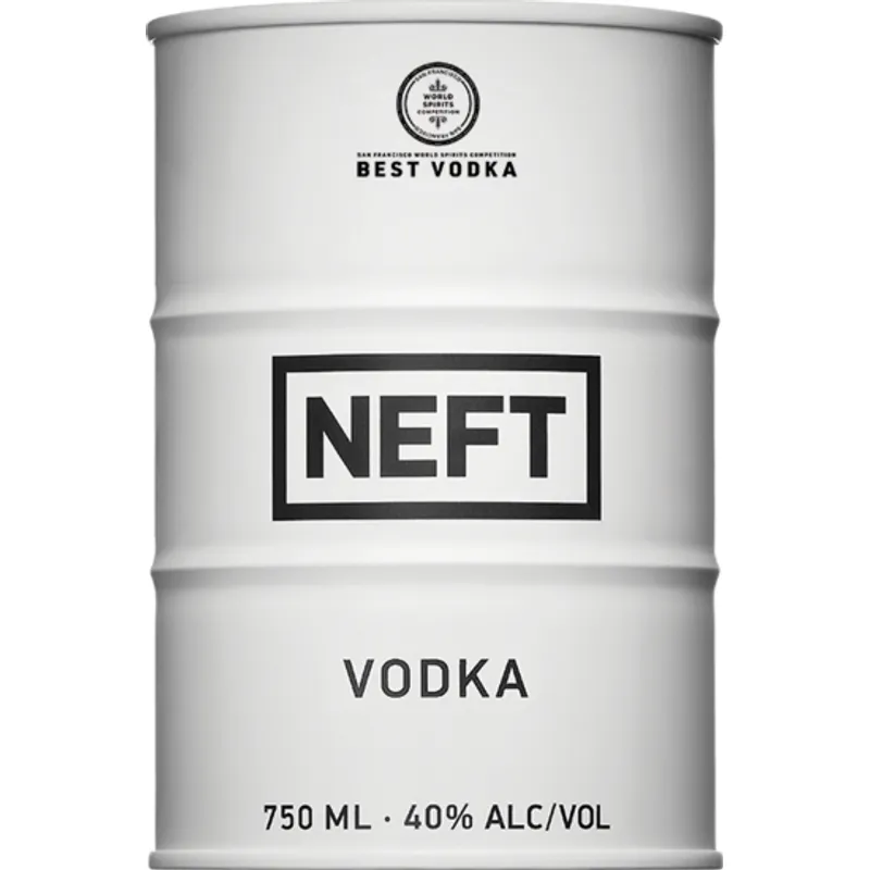 Neft White Barrel Vodka view 1