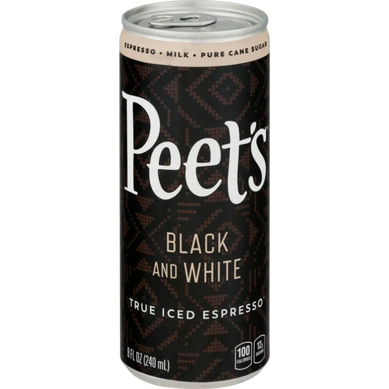 Peets Iced Espresso Black & White view 1
