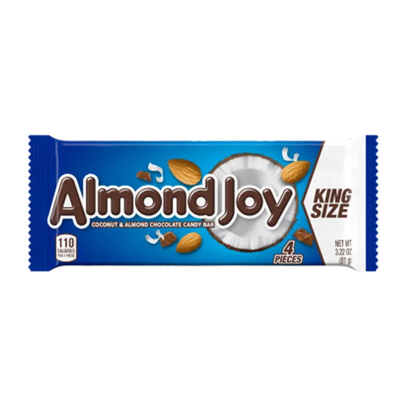 Peter Paul Almond Joy Candy Bar Milk Chocolate - Coconut & Almonds view 1