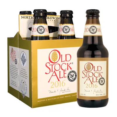 North Coast Brewing Co. Old Stock Ale 4-pack (4 x 16 fl oz) bottles