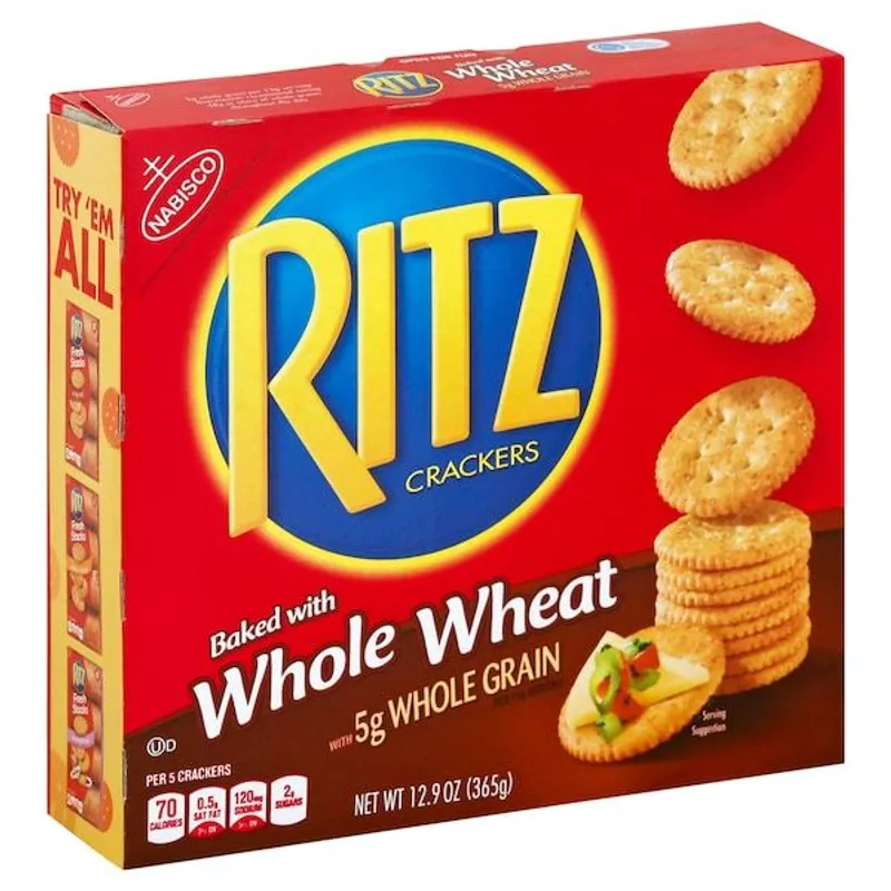 Ritz Whole Wheat Crackers view 1