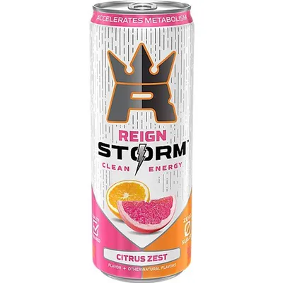 Reign Storm Citrus Zest Energy Drink 12 oz Can