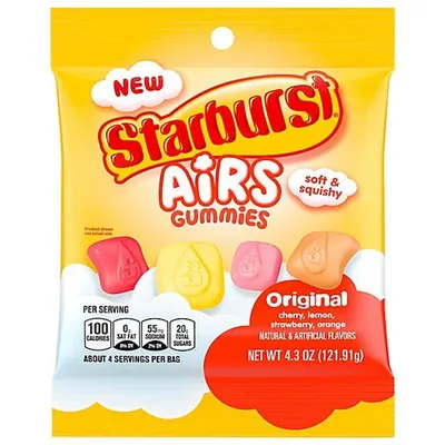 Starburst Airs Gummies Original 4.3 oz Bag