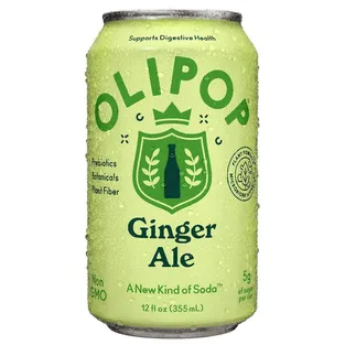 OLIPOP Ginger Ale Prebiotic Soda