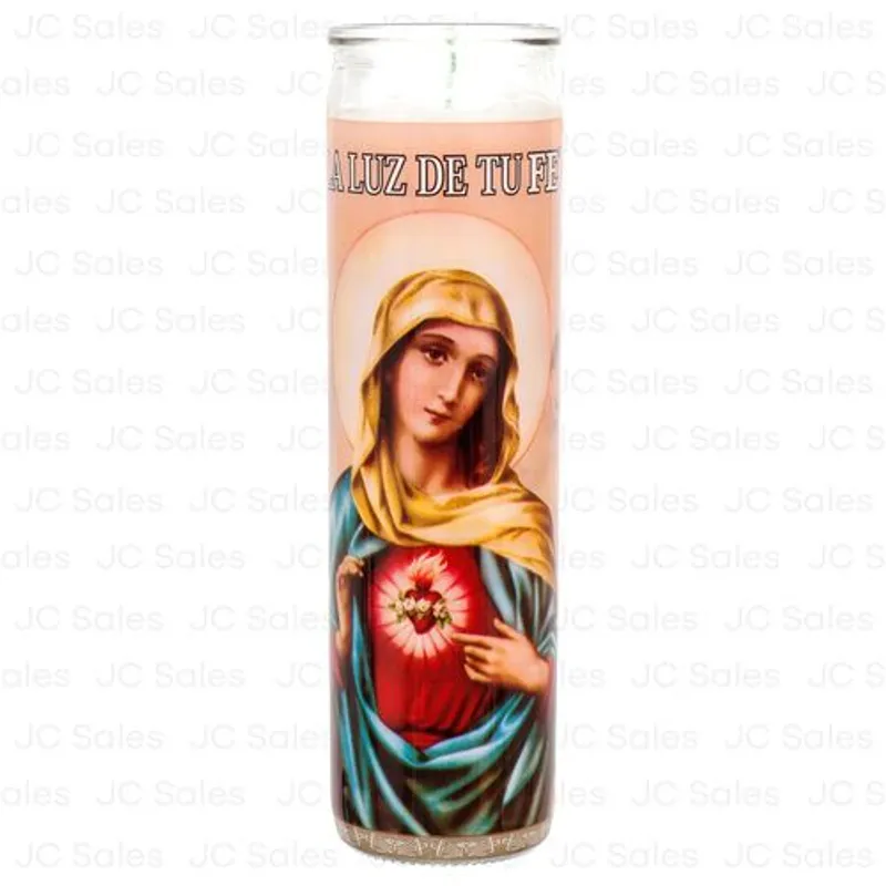 La Luz De Tu Fe Religious Prayer Candle view 1
