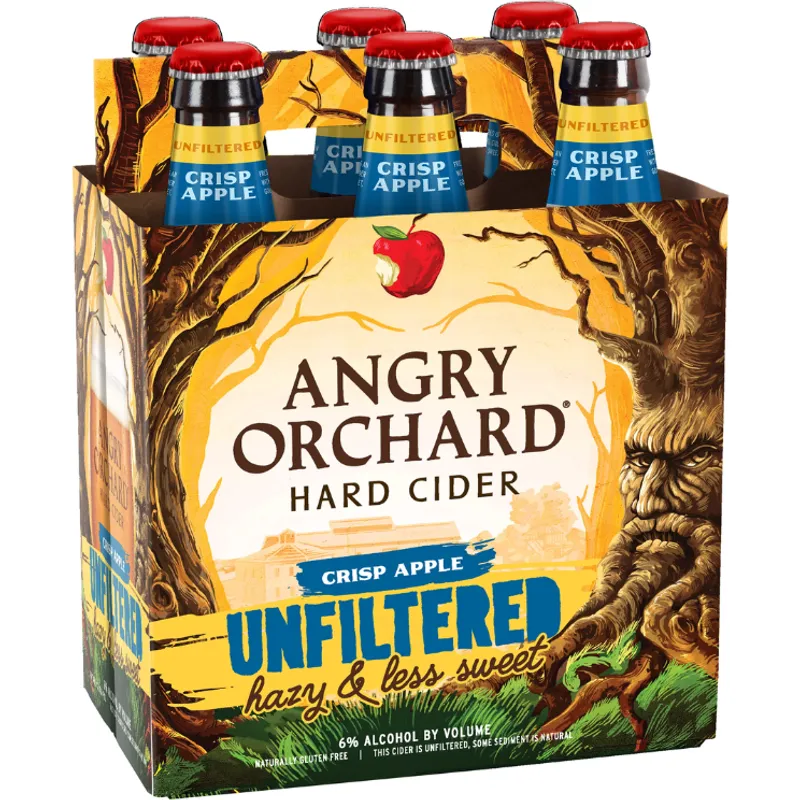 Angry Orchard Unfiltered Crisp Apple view 1