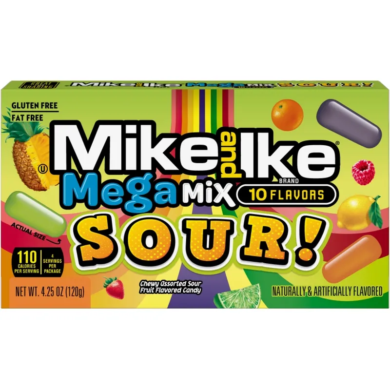 Mike & Ike Mega Mix Sour Theater Box view 1
