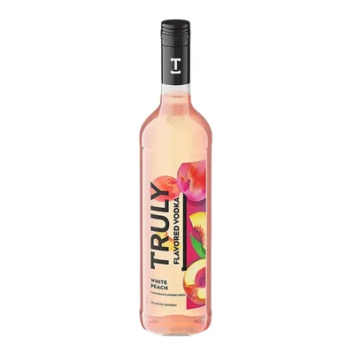 Truly White Peach Flavored Vodka 750 ml