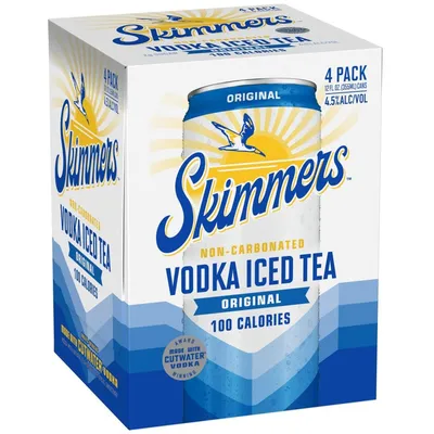 Skimmers Original Vodka Iced Tea 4 Pack 48 oz
