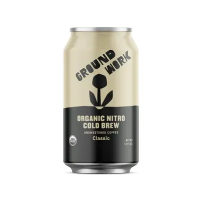 Groundwork Coffee Classic Nitro Cold Brew 12 oz can