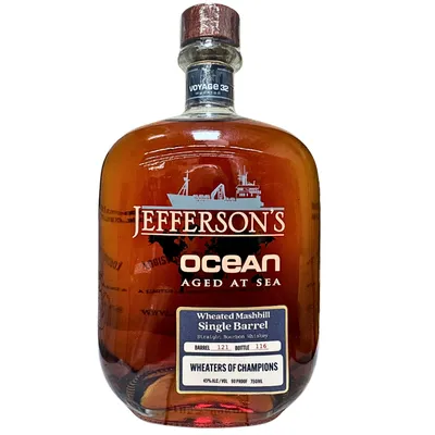Jefferson's Ocean Wheated Mashbill Single Barrel Bourbon 750mL