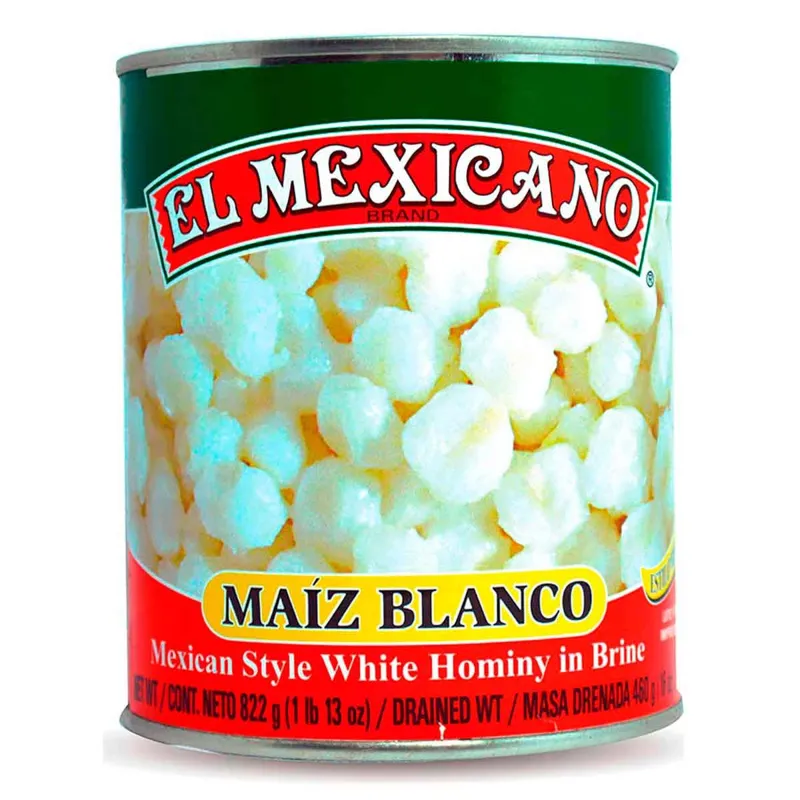 El Mexicano White Hominy view 1