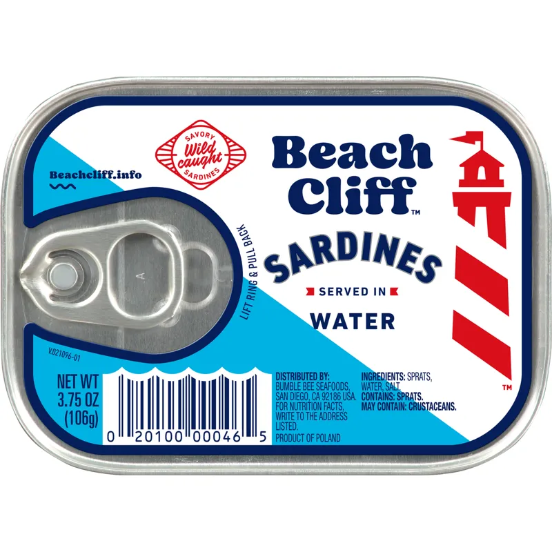 Beach Cliff Sardines In Water view 1